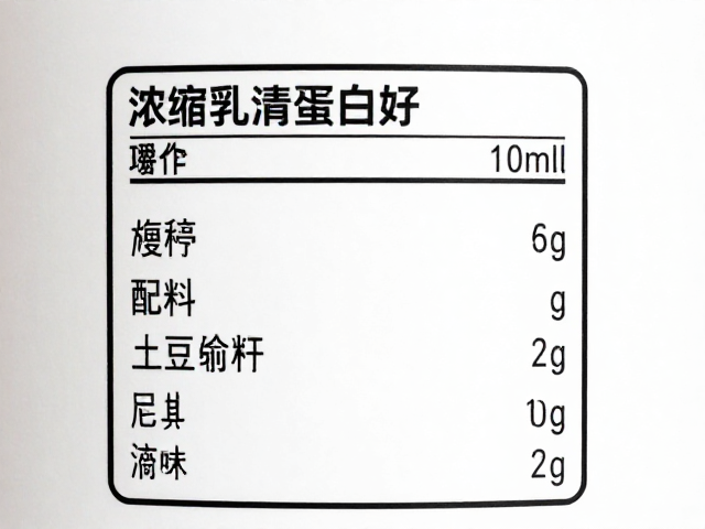力量训练后喝什么?浓缩乳清蛋白粉配料表越简越好?
