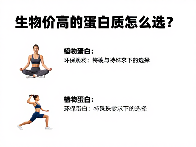 力量健身与有氧塑形,生物价高的蛋白质怎么选?
