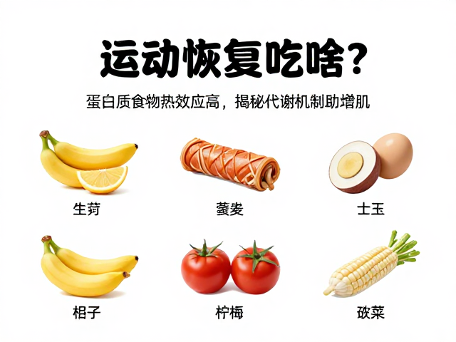 运动恢复吃啥?蛋白质食物热效应高,揭秘代谢机制助增肌