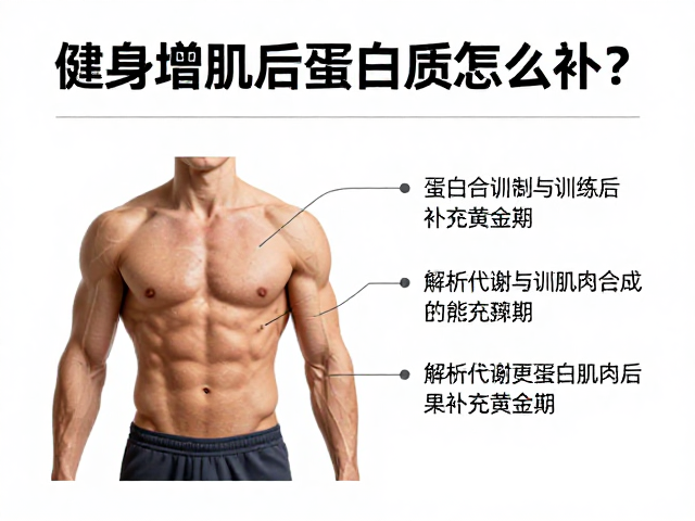 健身增肌后蛋白质怎么补？解析代谢机制与训练后补充黄金期