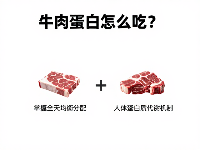牛肉蛋白怎么吃?掌握全天均衡分配,优化人体蛋白质代谢机制