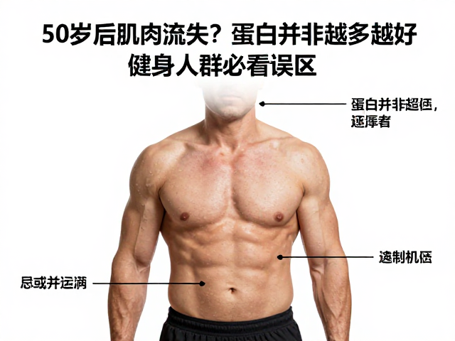 50岁后肌肉流失?蛋白并非越多越好,健身人群必看误区