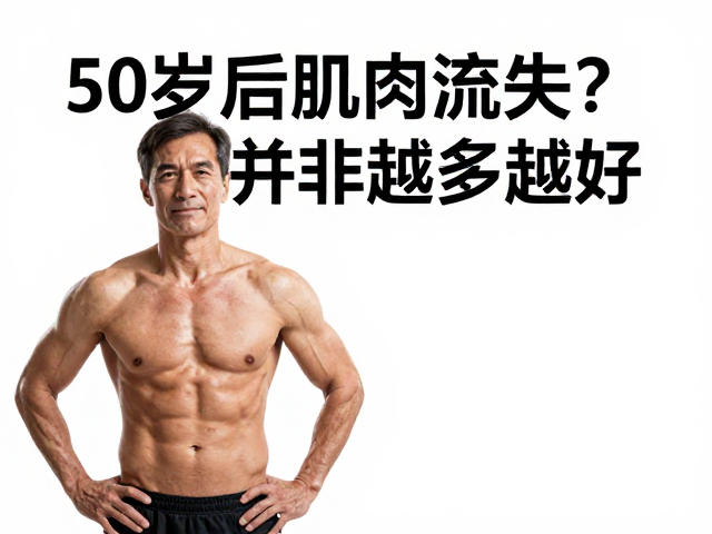 50岁后肌肉流失?蛋白并非越多越好,健身人群必看误区