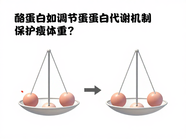 酪蛋白如何通过调节蛋白质代谢机制保护瘦体重？