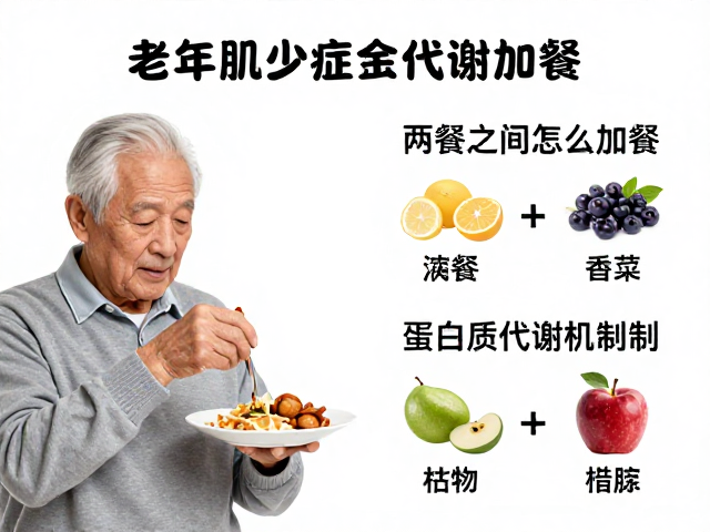 老年肌少症预防,两餐之间怎么加餐?详解蛋白质代谢机制