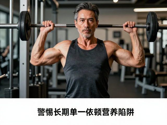 力量健身中年体能管理,警惕长期单一依赖营养陷阱