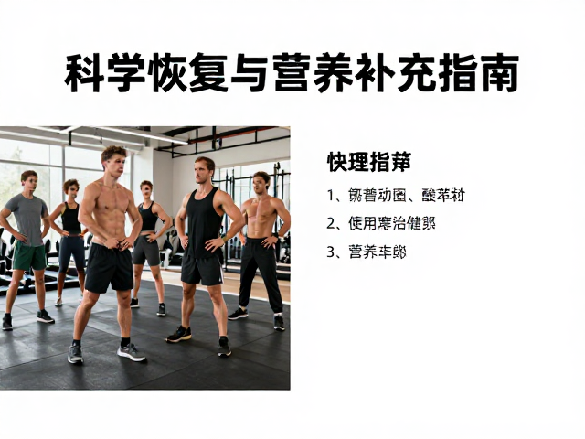 力量健身与慢病人群，训练后科学恢复与营养补充指南