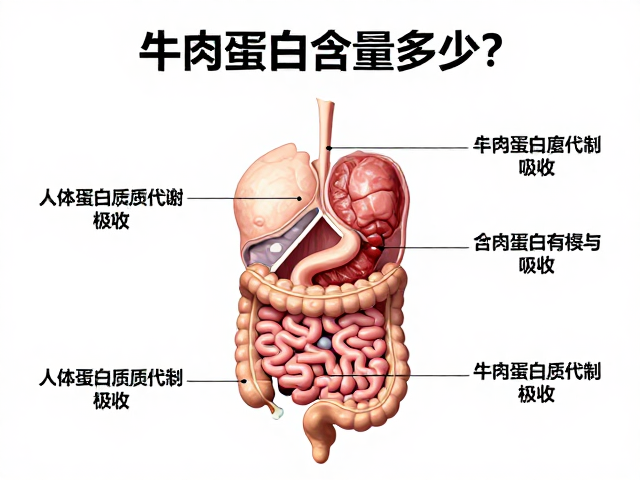 牛肉蛋白含量多少?解析人体蛋白质代谢机制与吸收