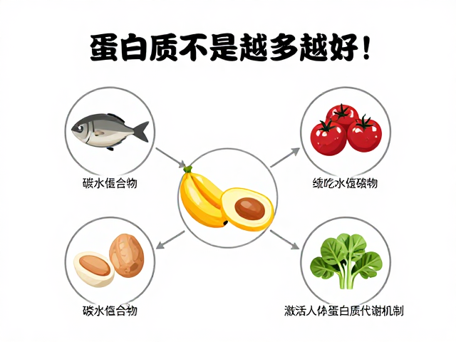 蛋白质不是越多越好!搭配碳水化合物,激活人体蛋白质代谢机制