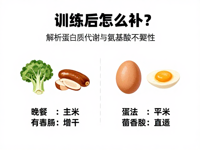 训练后怎么补?解析蛋白质代谢与氨基酸完整性