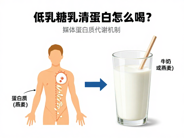 低乳糖乳清蛋白怎么喝?加牛奶或燕麦,解析人体蛋白质代谢机制