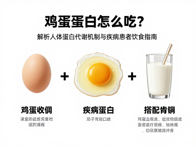 鸡蛋蛋白怎么吃?解析人体蛋白质代谢机制与疾病患者饮食指南