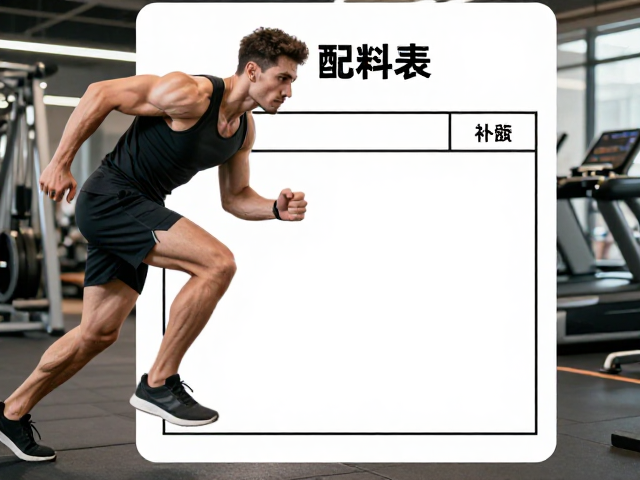 跑步骑行配什么?力量健身者看配料表是否简洁选补给