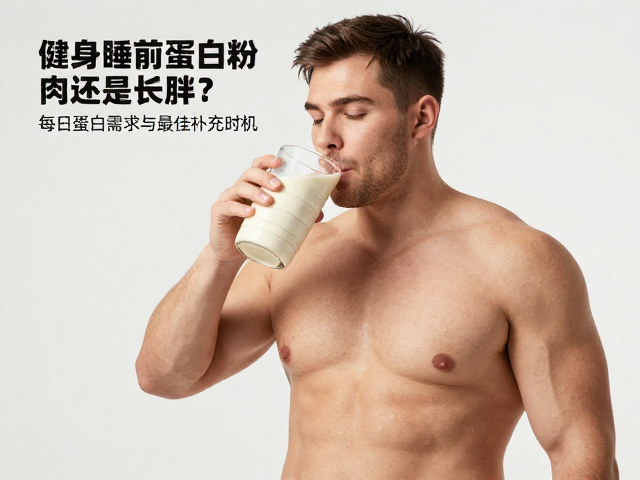 健身睡前喝蛋白粉长肌肉还是长胖？揭秘每日蛋白需求与最佳补充时机