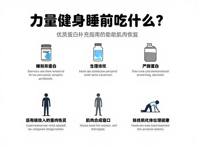 力量健身睡前吃什么？优质蛋白补充指南助肌肉恢复