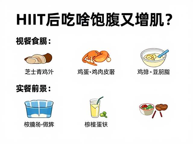 HIIT后吃啥饱腹又增肌?力量健身人群补充知识与饮食策略
