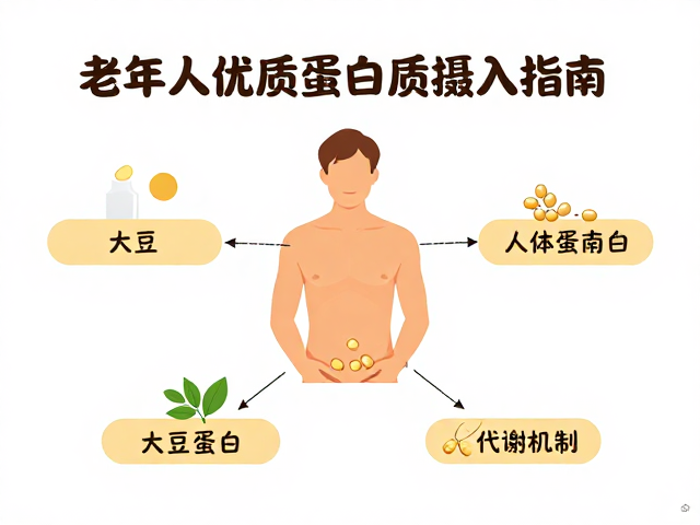 大豆蛋白,老年人优质蛋白摄入指南,解析人体蛋白质代谢机制