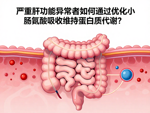 严重肝功能异常者如何通过优化小肠氨基酸吸收维持蛋白质代谢？