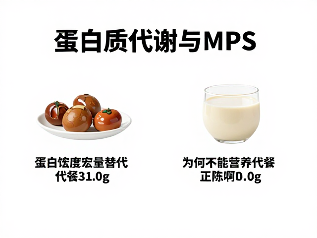 蛋白质代谢与MPS,为何不能完全替代正餐?