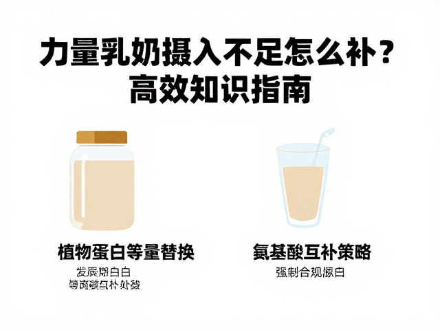 力量健身跑骑党,乳制品摄入不足怎么补?高效知识指南