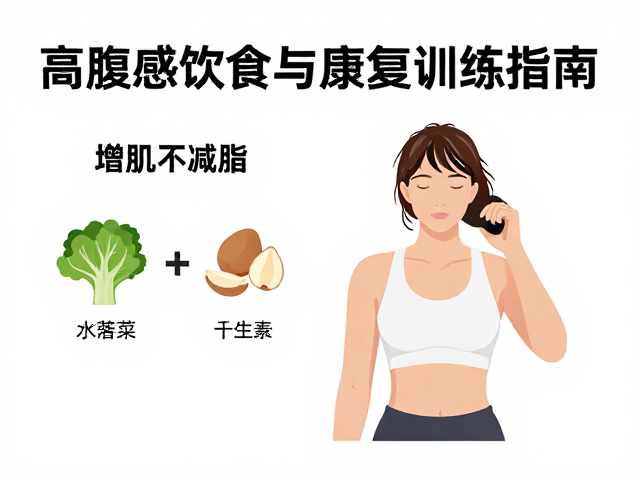 力量健身者必看，高饱腹感饮食与康复训练指南，增肌不减脂