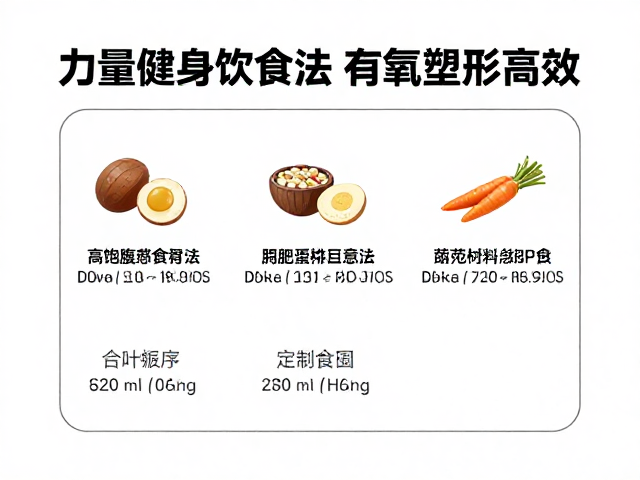 力量健身者必知，高饱腹感饮食法，有氧塑形更高效