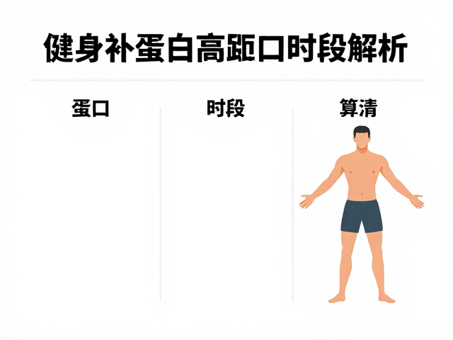 健身补蛋白，高蛋白缺口时段解析，算清每日蛋白需求