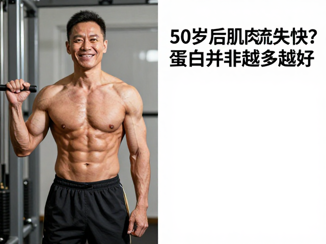 50岁后肌肉流失快?蛋白并非越多越好,健身人群必看补充指南