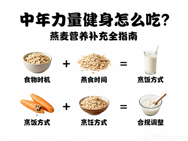 中老年力量健身怎么吃?燕麦营养补充全指南