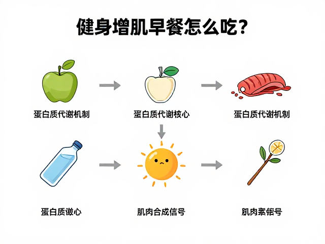 健身增肌早餐怎么吃?解析蛋白质代谢机制与补充策略