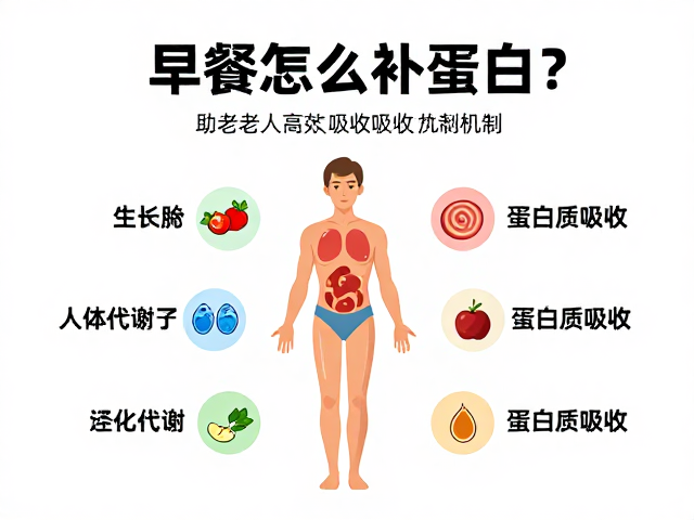 早餐怎么补蛋白?揭秘人体代谢,助老年人高效吸收优质蛋白