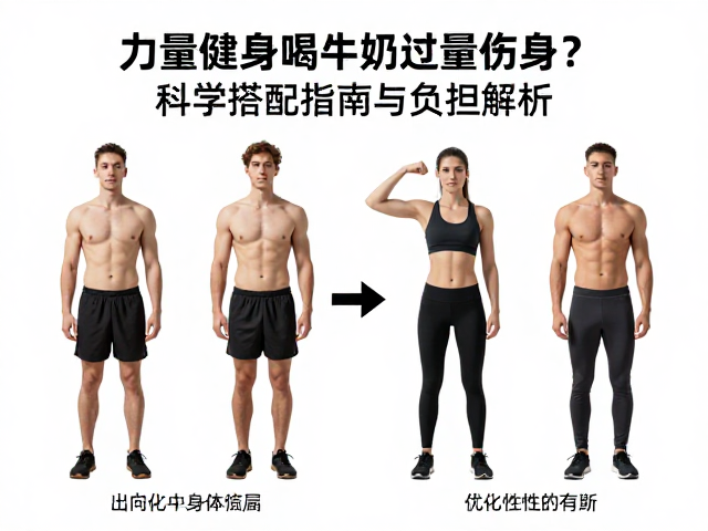力量健身喝牛奶过量伤身?科学搭配指南与负担解析