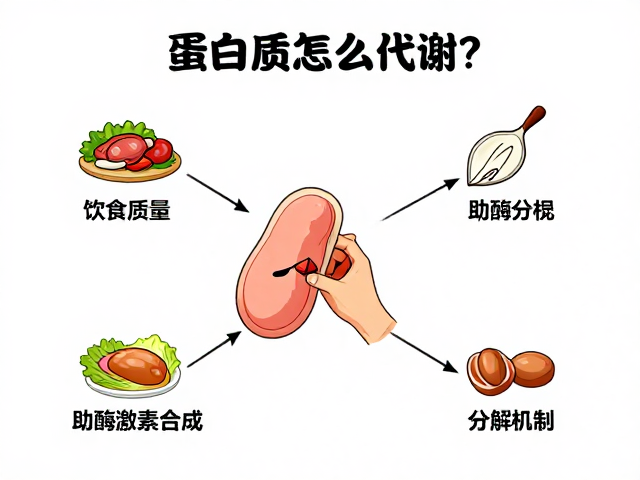蛋白质怎么代谢？优先饮食质量，助酶激素合成