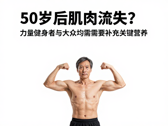 50岁后肌肉流失？力量健身者与大众均需补充的关键营养
