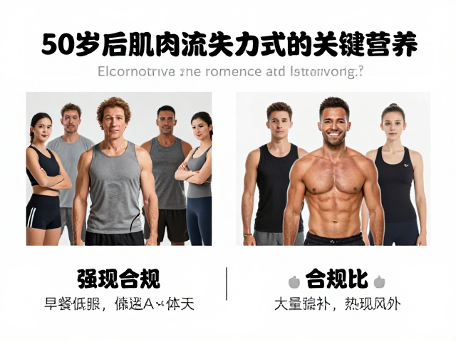 50岁后肌肉流失?力量健身者与大众均需补充的关键营养