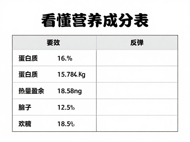 看懂营养成分表,利用蛋白质代谢与热量盈余,科学增肌不反弹