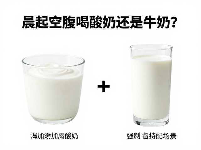 晨起空腹喝酸奶还是牛奶?揭秘最佳搭配与适配场景