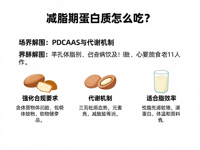 减脂期蛋白质怎么吃？解析PDCAAS与代谢机制，优化减脂效率