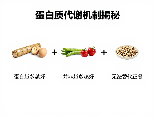 蛋白质代谢机制揭秘,并非越多越好,无法替代正餐