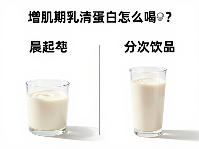 增肌期乳清蛋白怎么喝?晨起空腹与分次饮用适配场景全解析