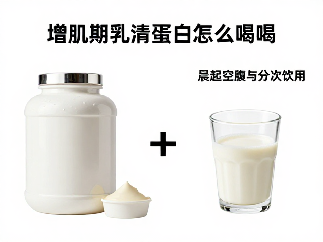 增肌期乳清蛋白怎么喝？晨起空腹与分次饮用适配场景全解析