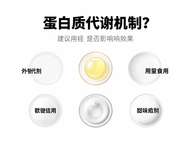蛋白质代谢机制,按建议用量食用,甜味剂是否影响效果?