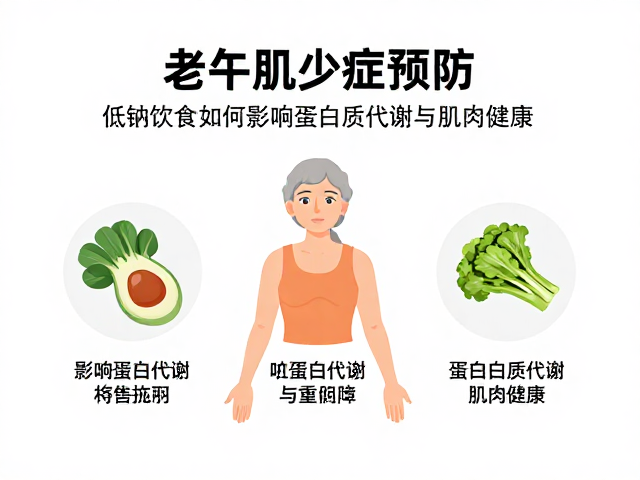 老年肌少症预防,低钠饮食如何影响蛋白质代谢与肌肉健康