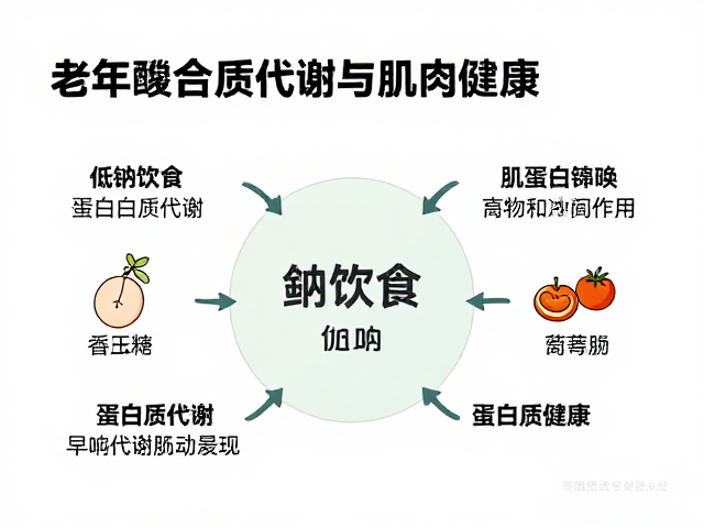 老年肌少症预防,低钠饮食如何影响蛋白质代谢与肌肉健康