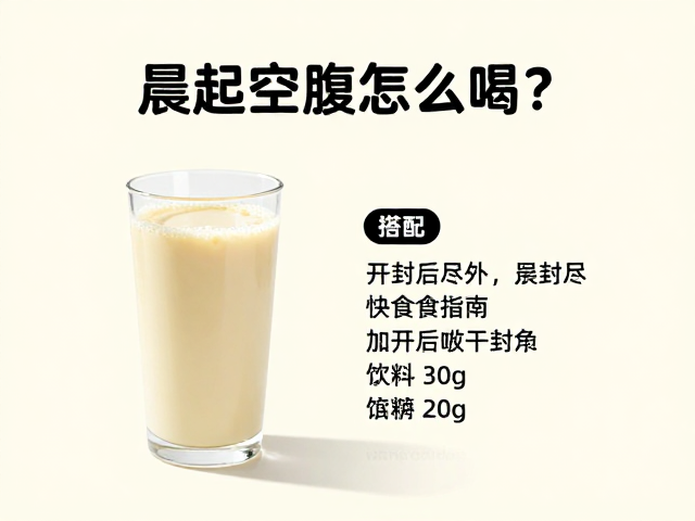 无糖豆浆晨起空腹怎么喝?搭配与开封后尽快食用指南