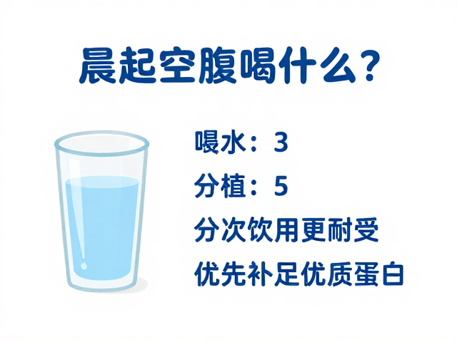 晨起空腹喝什么?分次饮用更耐受,优先补足优质蛋白