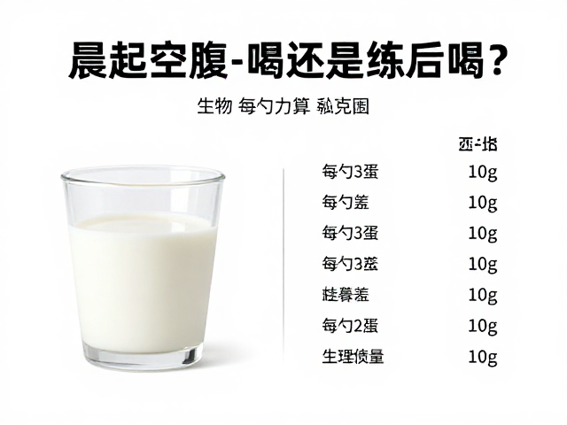 晨起空腹喝还是练后喝?按每勺克数计算,教你精准适配场景