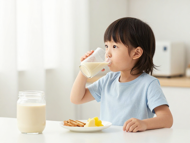 晨起空腹喝蛋白粉?婴幼儿慎用,早餐快速补蛋白首选
