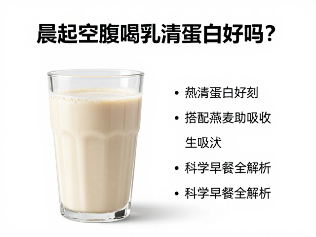 晨起空腹喝乳清蛋白好吗？搭配燕麦助吸收，科学早餐全解析