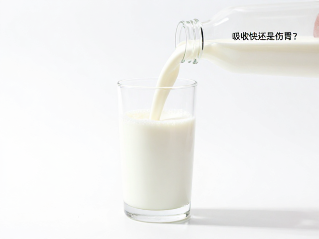 晨起空腹喝乳清蛋白配牛奶?吸收快还是伤胃?